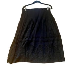 Black Lace Full Skirt
